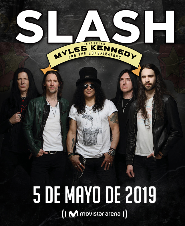 ¡Confirmado! Slash se presentará en Colombia