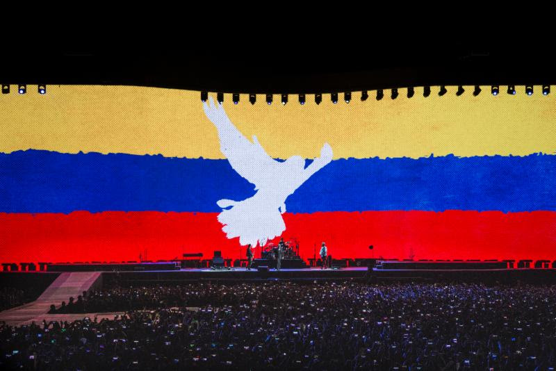 U2 y su épica noche de rock en Colombia